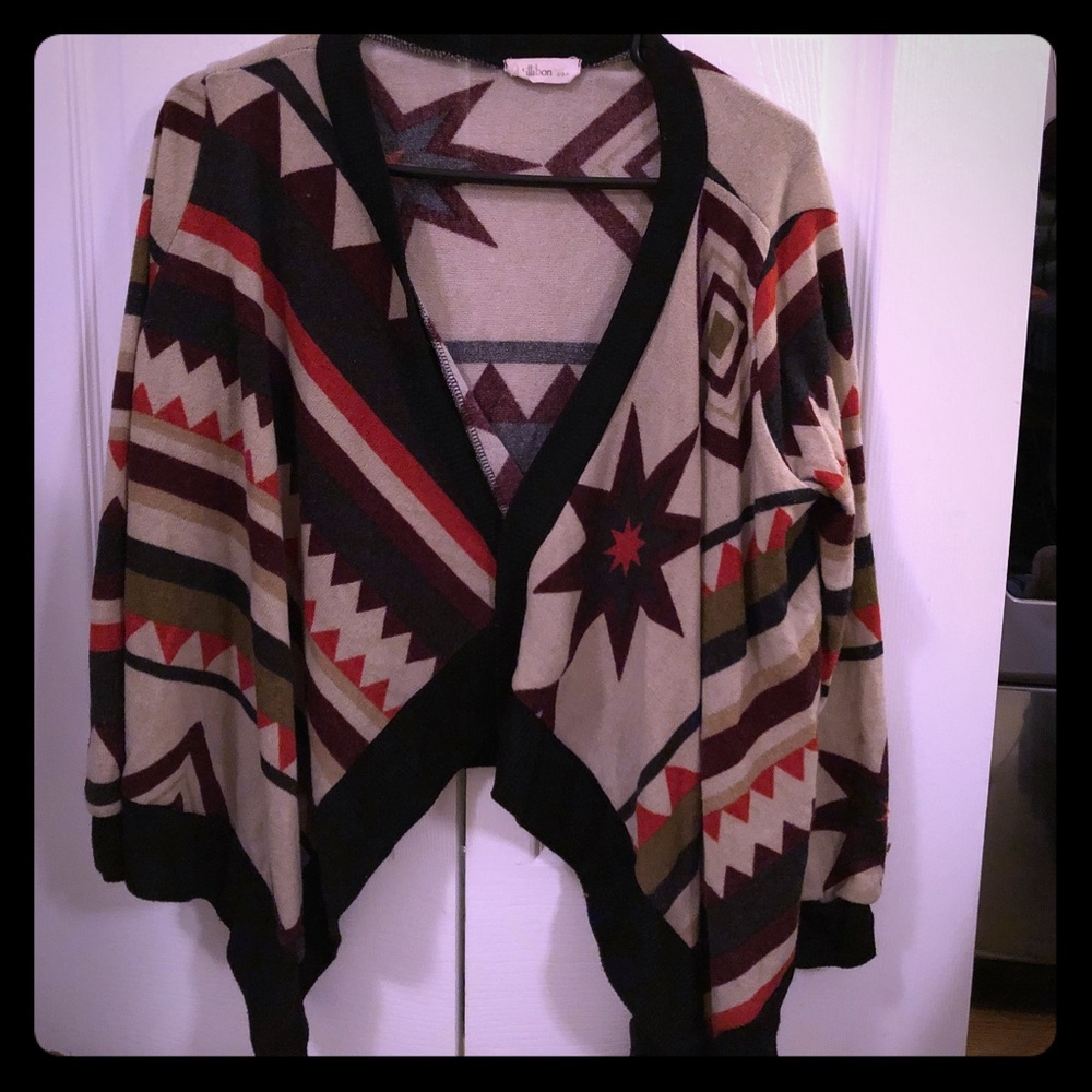 Aztec Slouch Cardigan